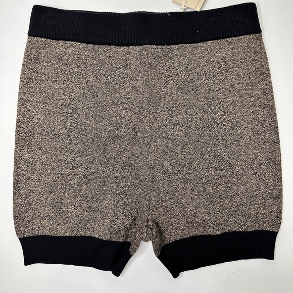 Nude Lucy active knit shorts NWT Brown and Black colorway - Picture 4 of 8